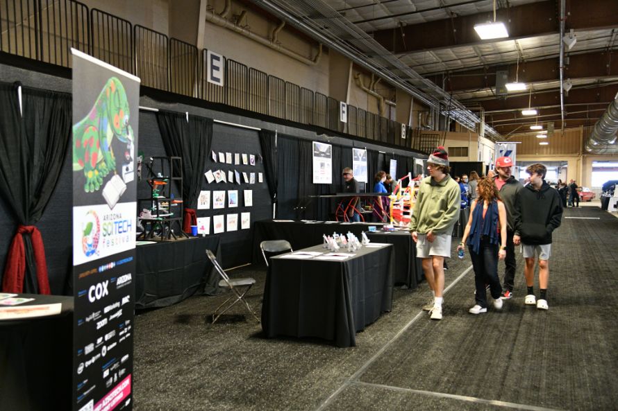 Booth at the Arizona Scitech Festival