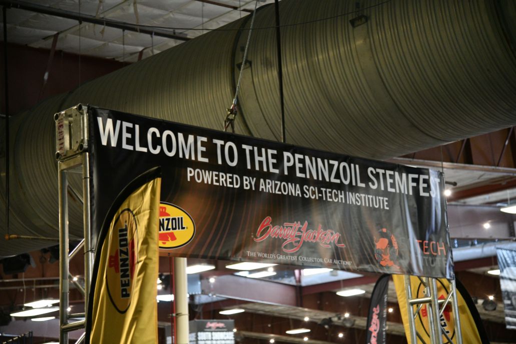 Welcome to the Pennzoil Stemfest Sign