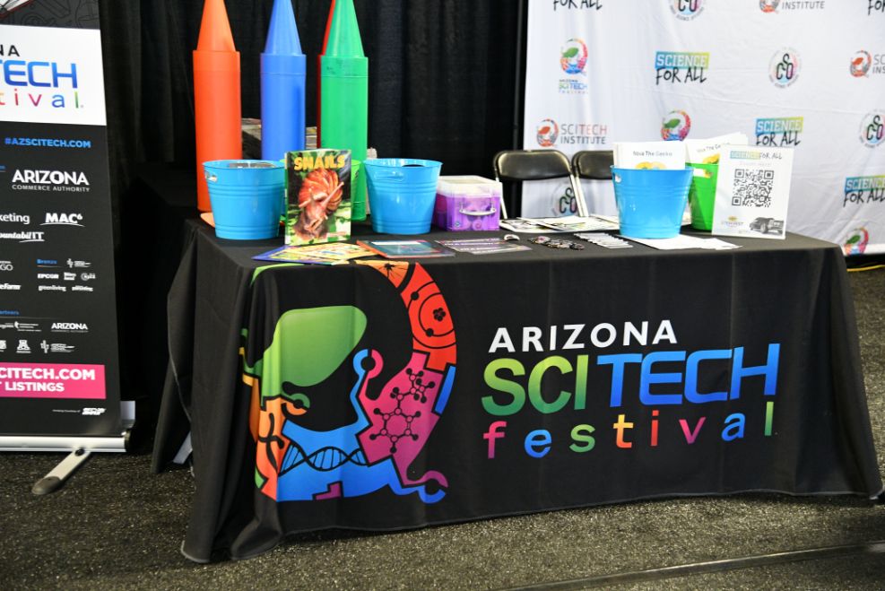 Arizona Scitech Festival Table